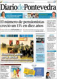 Portada de Diario de Pontevedra (Espa&ntilde;a)