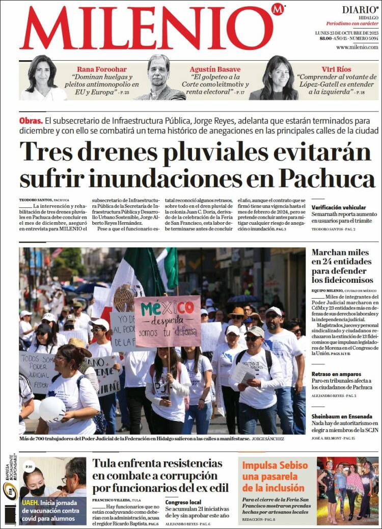 Portada de Milenio de Hidalgo (México)