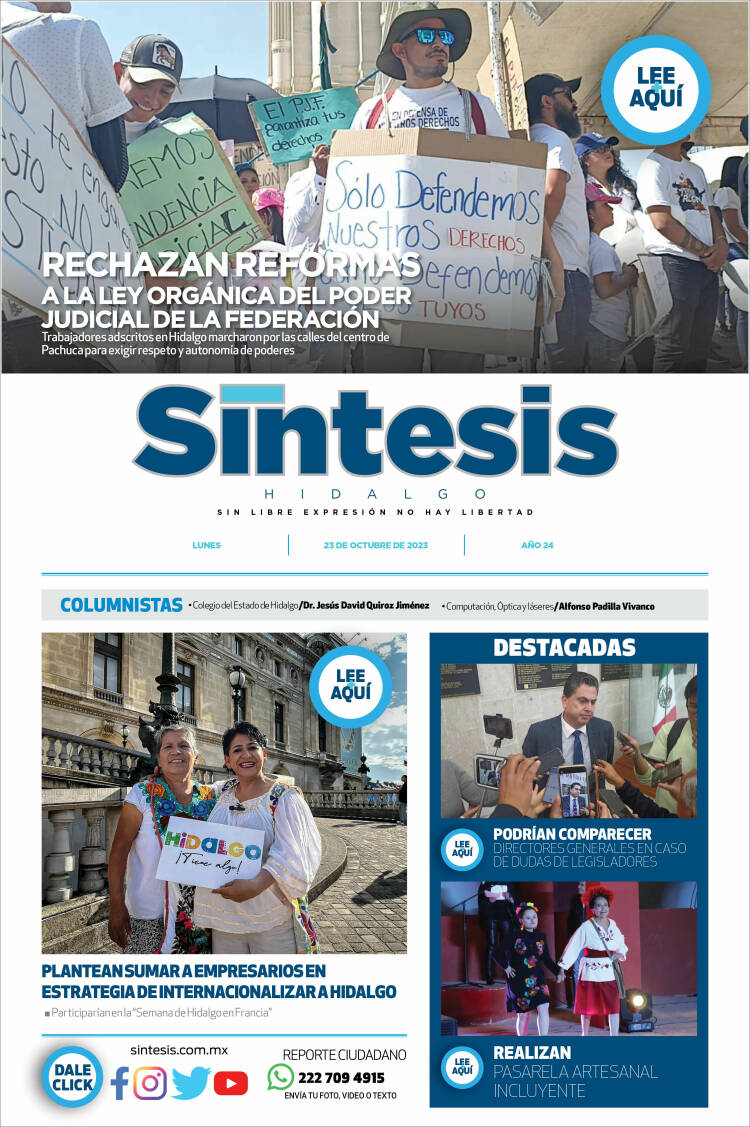 Portada de Sistesis - Hidalgo (México)