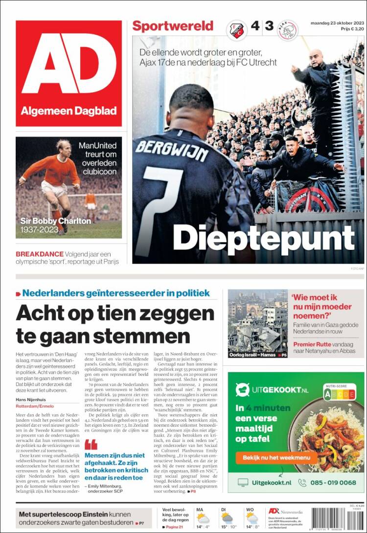 Portada de AD (Pa&iacute;ses Bajos)