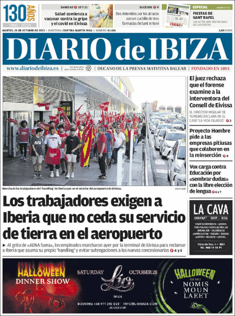 Portada de Diario de Ibiza (España)