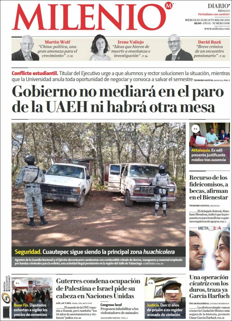 Portada de Milenio de Hidalgo (México)