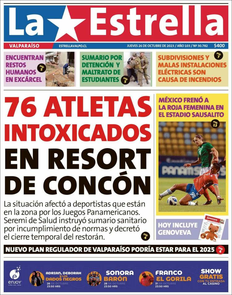 Portada de Estrella de Valparaiso (Chile)