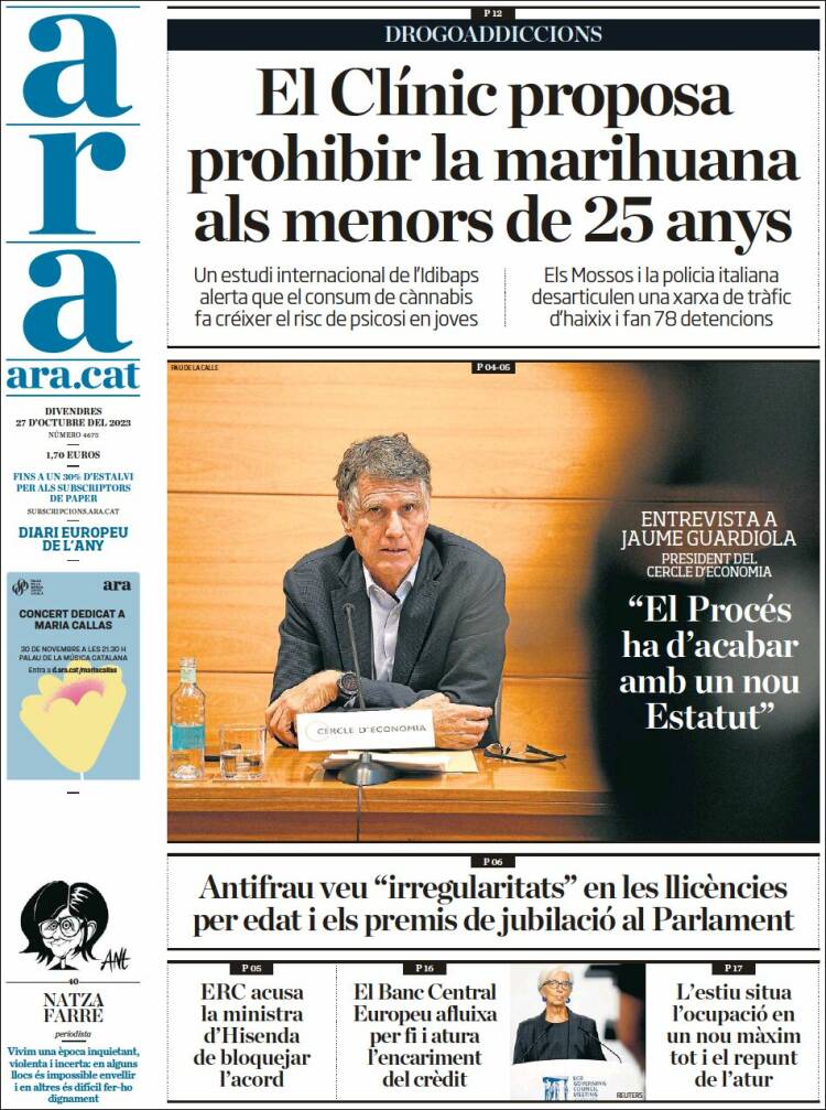 Portada de Ara (España)