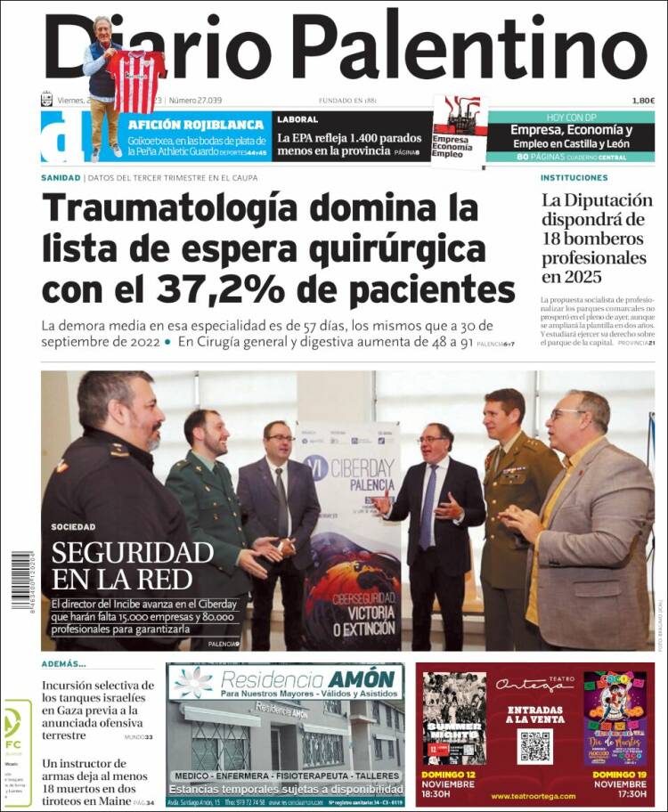 Portada de Diario Palentino (España)