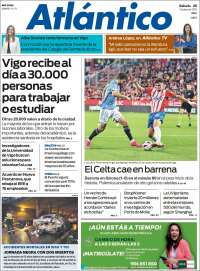 Portada de Atlántico Diario (España)