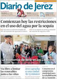 Portada de Diario de Jerez (España)