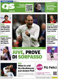 Portada de Quotidiano Sportivo (Italia)