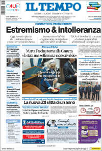 Portada de Il Tempo (Italia)