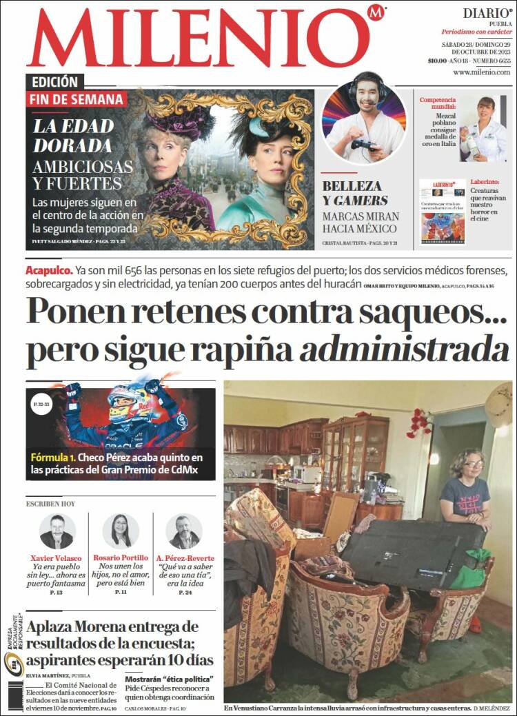 Portada de Milenio de Puebla (M&eacute;xico)