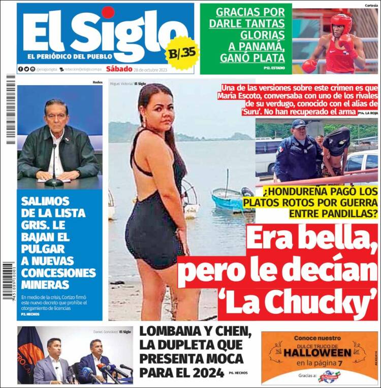 Portada de El Siglo (Panam&aacute;)