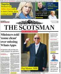 Portada de The Scotsman (Reino Unido)