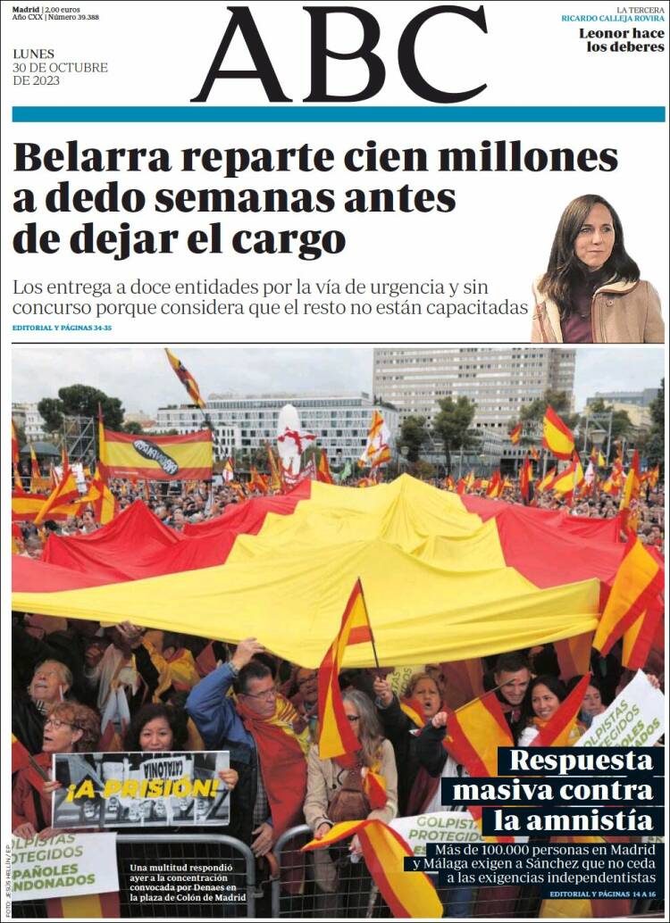 Portada de ABC (España)