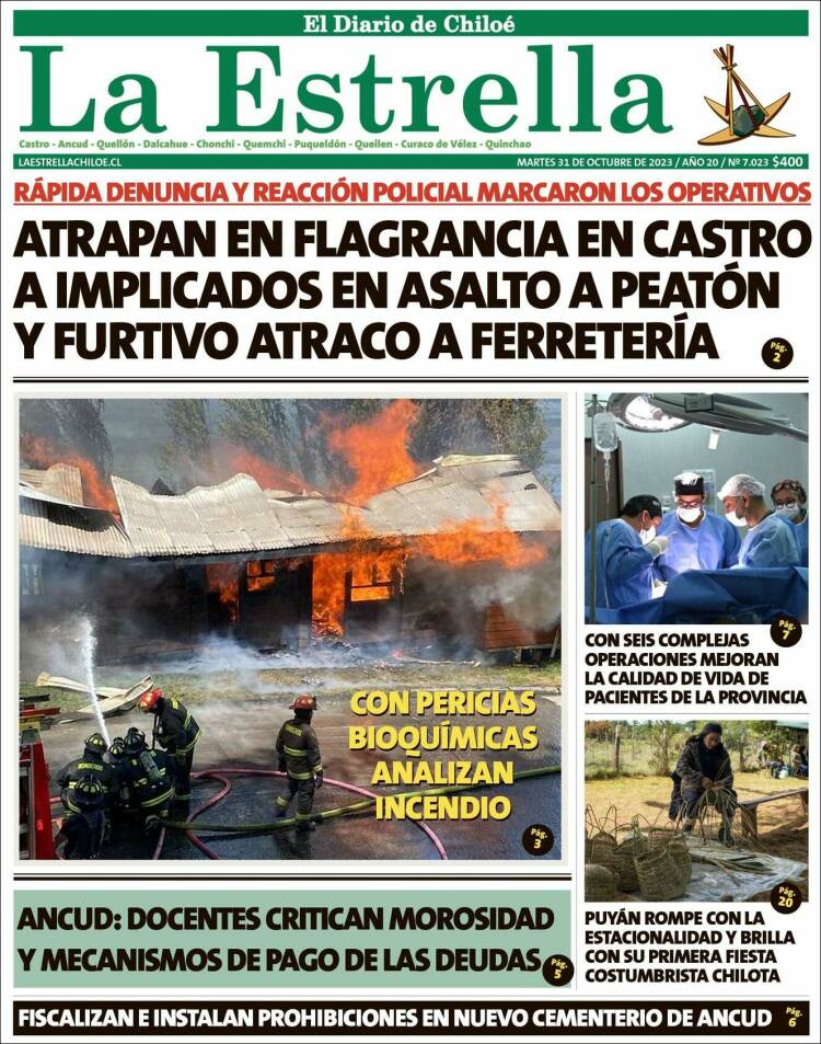 Portada de Estrella de Chiloé (Chile)