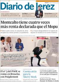 Portada de Diario de Jerez (España)