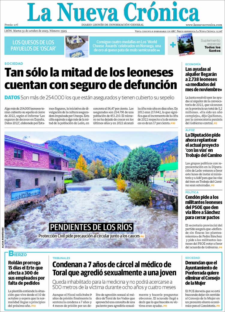 Portada de La Nueva Crónica (España)