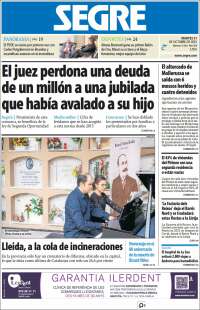 Portada de Segre  (España)