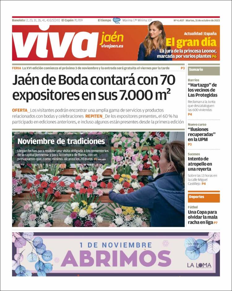 Portada de Viva Jaén (España)