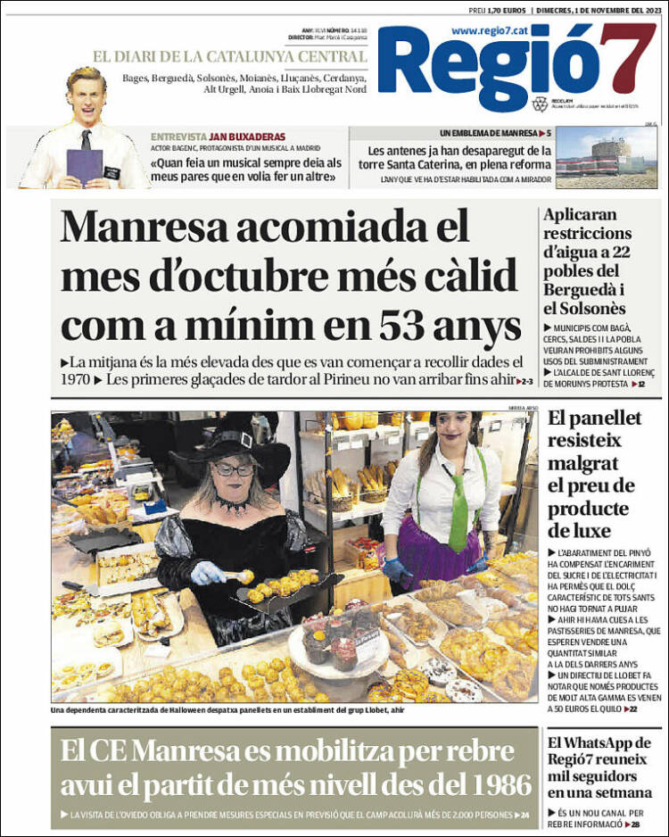 Portada de Regio7 (España)