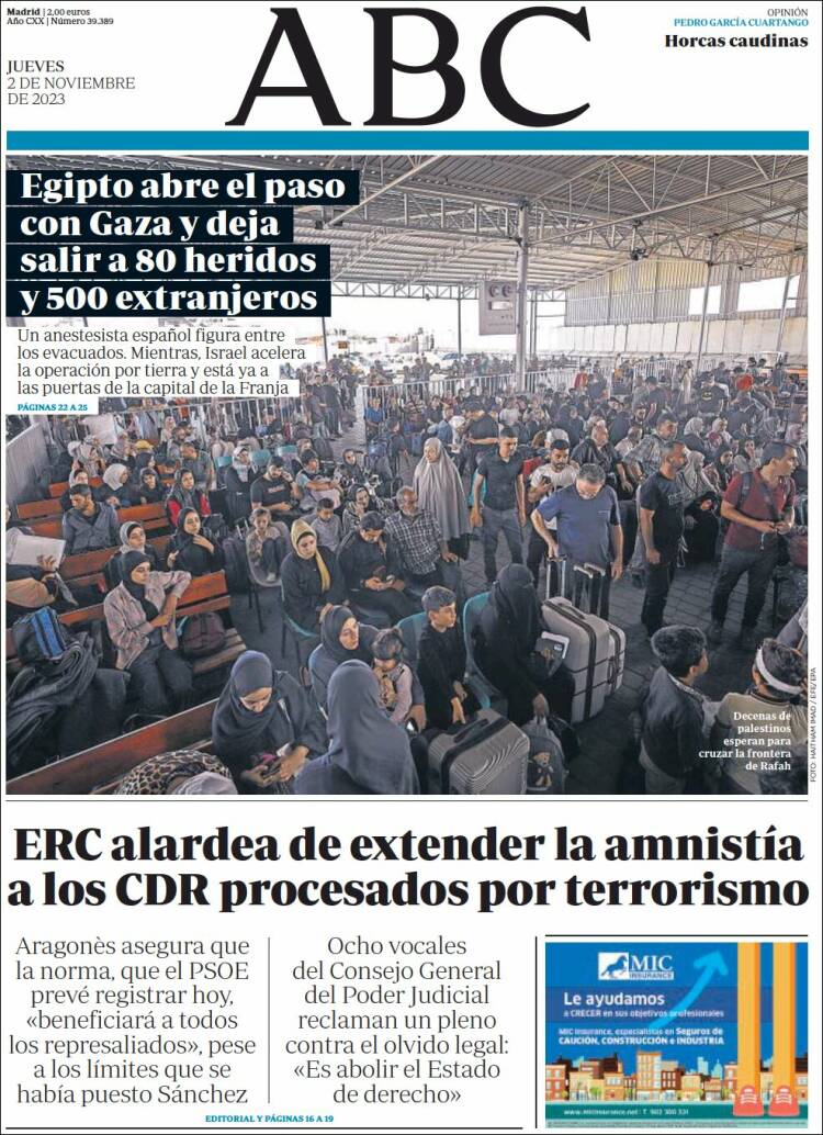 Portada de ABC (España)