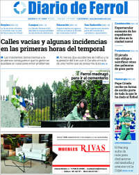 Portada de Diario de Ferrol (España)