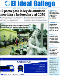 Portada de El Ideal Gallego (España)