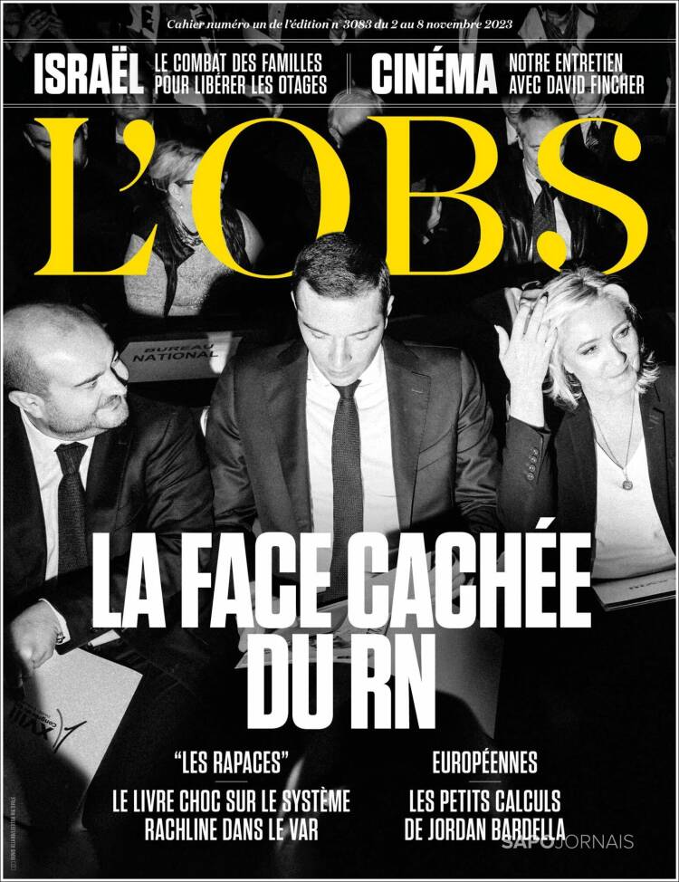 Portada de Le Nouvel Observateur (Francia)