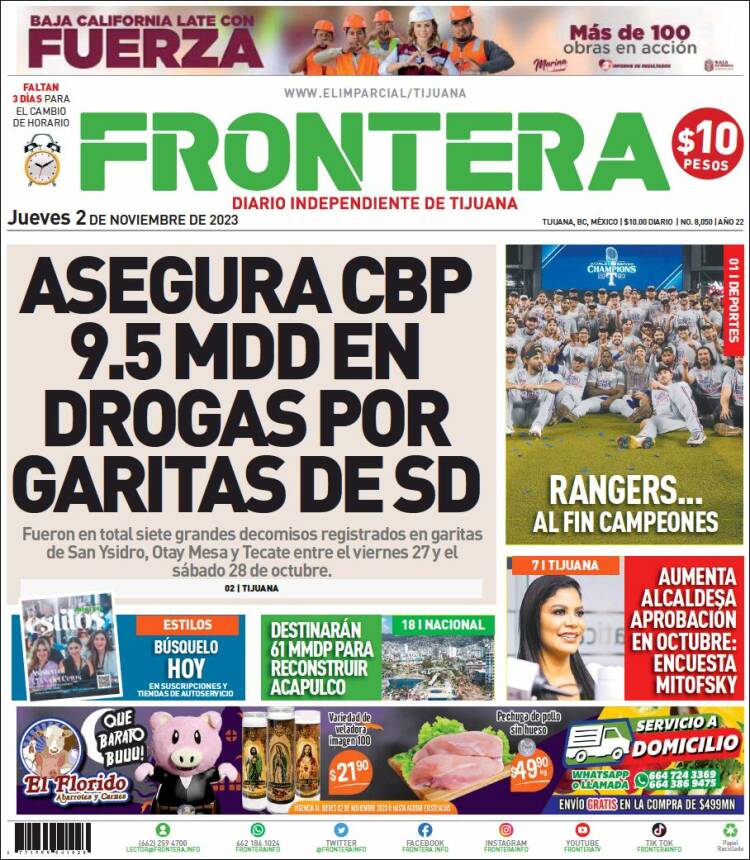 Portada de Frontera (M&eacute;xico)