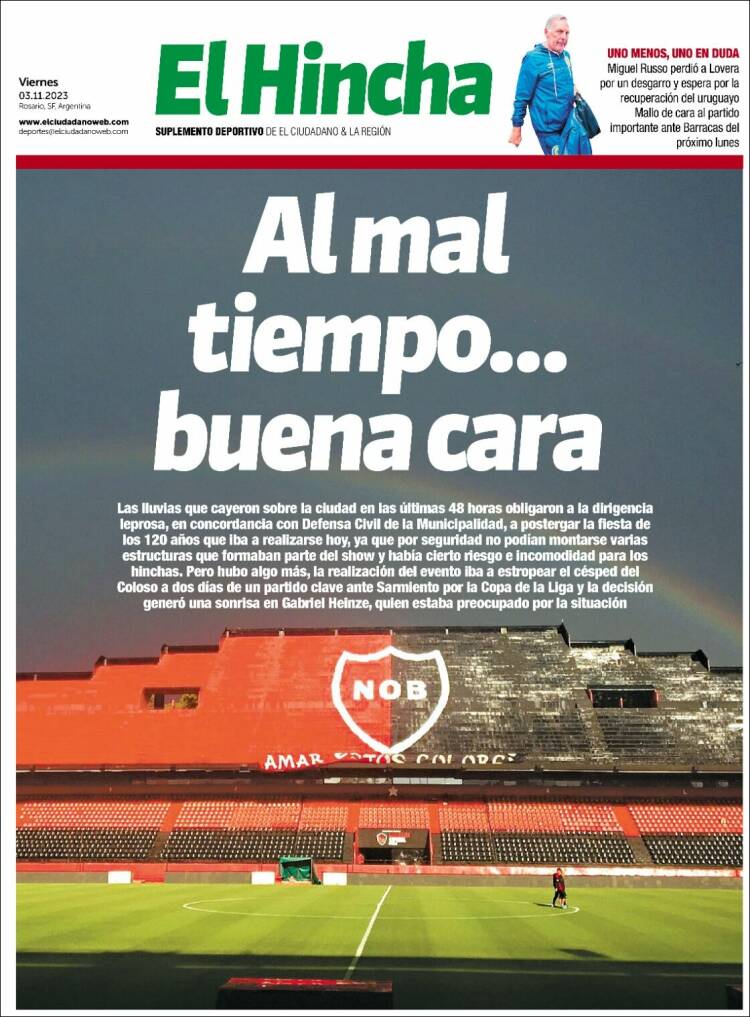 Portada de El Hincha (Argentina)