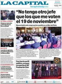 Portada de Diario La Capital - Mar del Plata (Argentina)