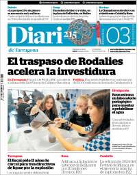 Portada de Diari de Tarragona (España)