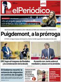 Portada de El Periódico (España)