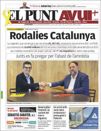 Portada de El Punt Avui - Girona (España)