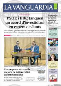 Portada de La Vanguardia (España)