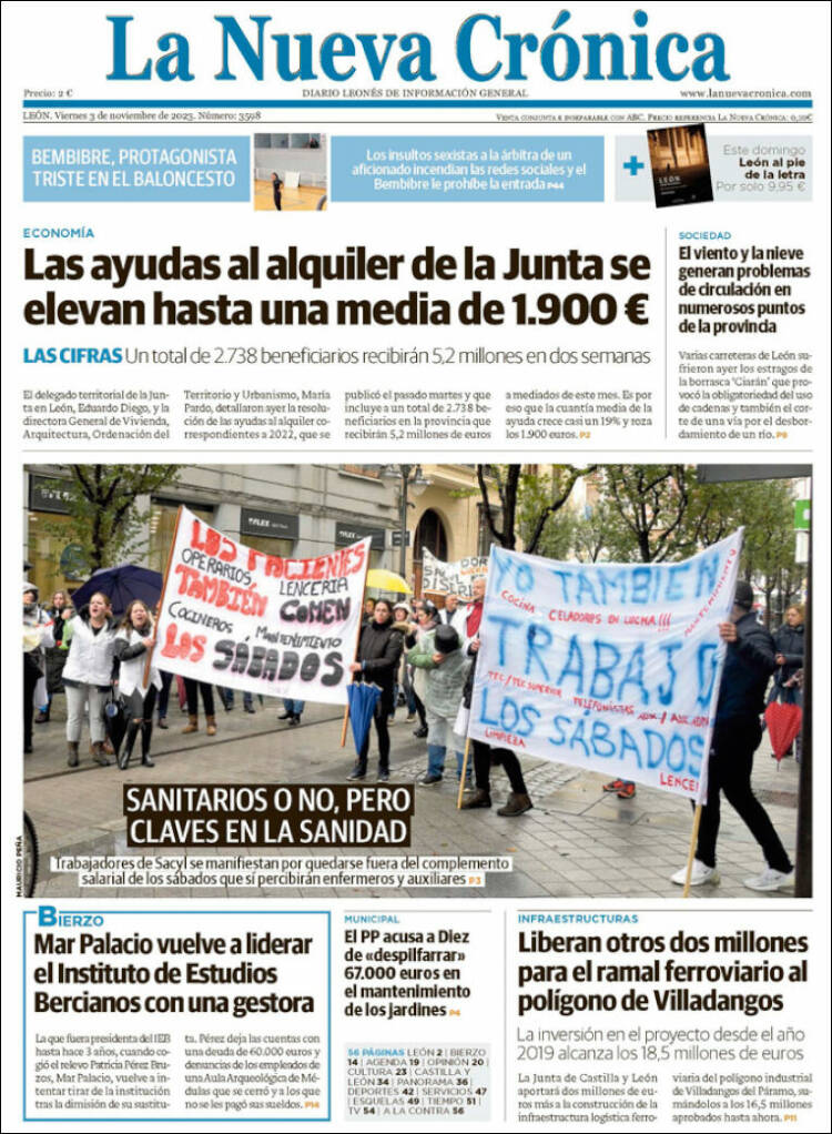 Portada de La Nueva Crónica (España)