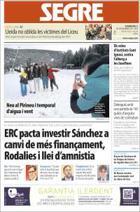Portada de Segre (España)