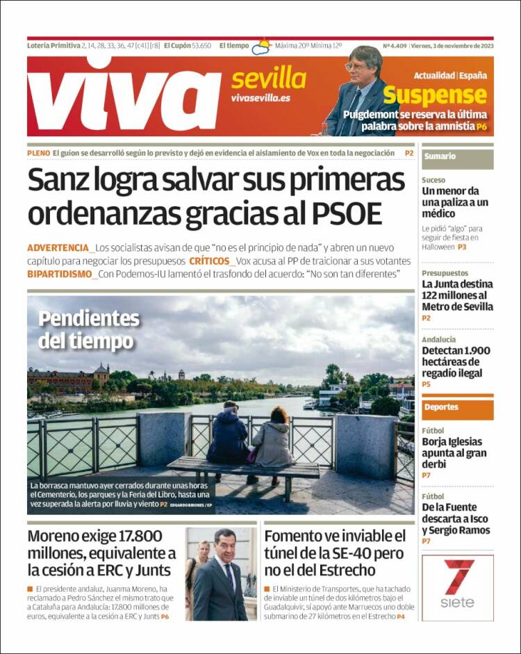 Portada de Viva Sevilla (España)