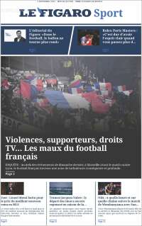 Portada de Le Figaro Sport (Francia)
