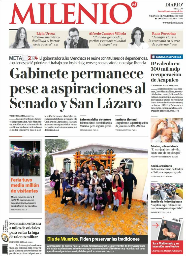 Portada de Milenio de Hidalgo (México)