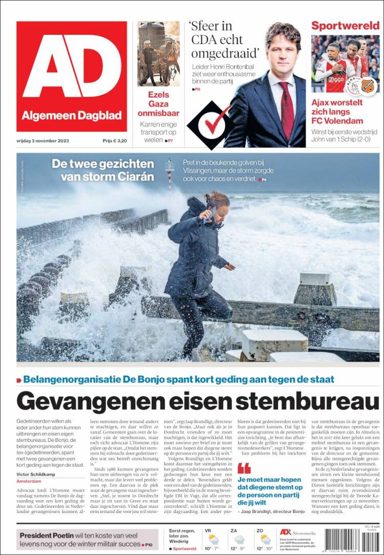 Portada de AD (Pa&iacute;ses Bajos)