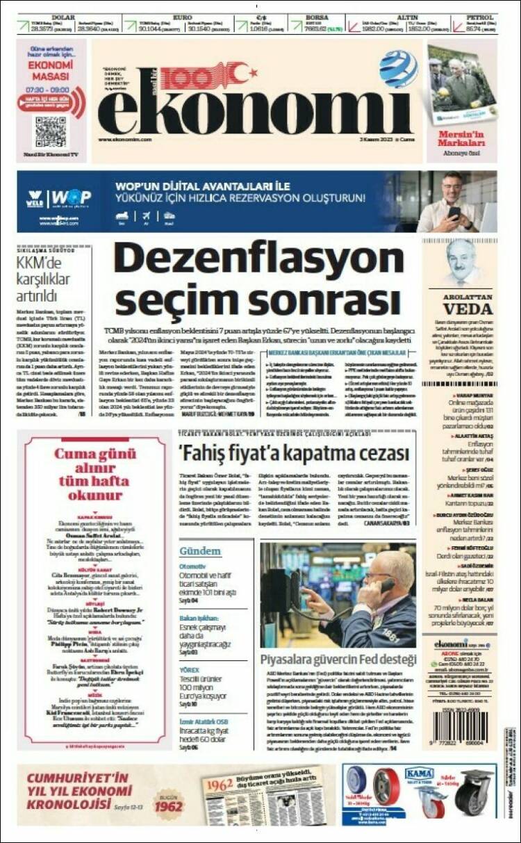 Portada de Dünya (Turqu&iacute;a)