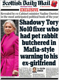 Portada de Scottish Daily Mail (Reino Unido)