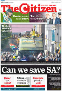Portada de The Citizen (South Africa)