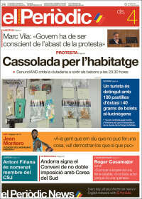 Portada de El Periòdic d'Andorra (Andorra)