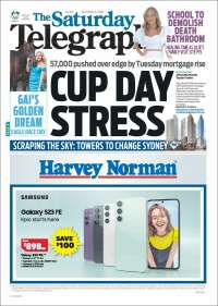 Portada de The Daily Telegraph (Australia)