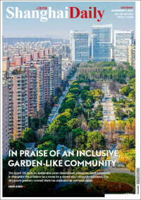 Portada de Shanghai Daily (China)