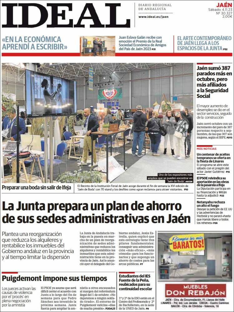 Portada de El Ideal de Jaén (España)