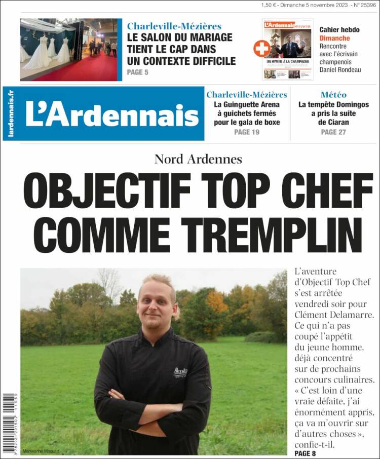 Portada de L'Ardenais (Francia)