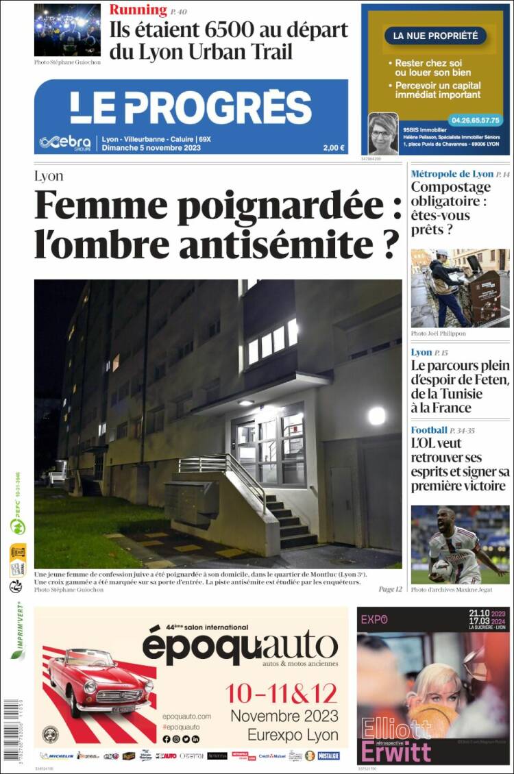 Portada de Progres de Fecamp (Francia)