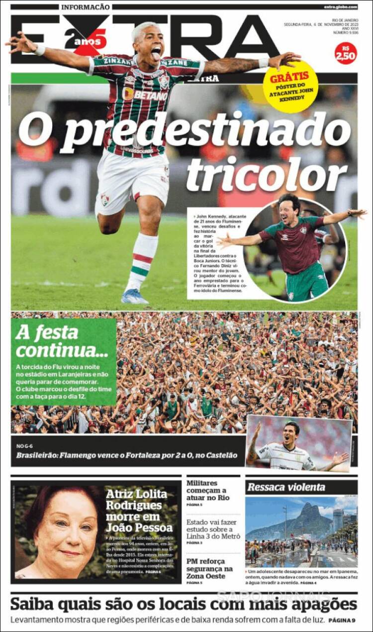 Portada de Extra (Brasil)